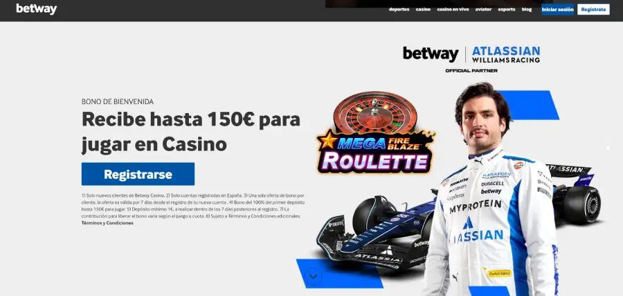 El bono de bienvenida de Betway es accesible para cualquier jugador.