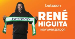 Betsson Group da la bienvenida al legendario escorpión René Higuita como embajador de la marca