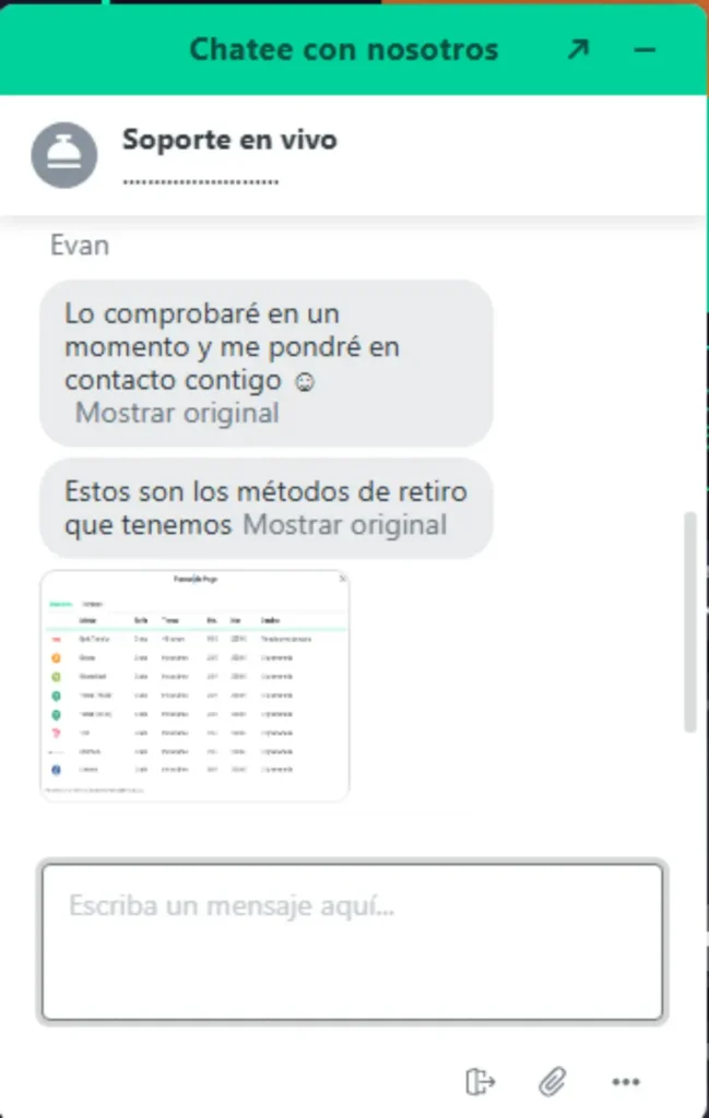 El soporte de Hiperwin tiene traducción automática al español.