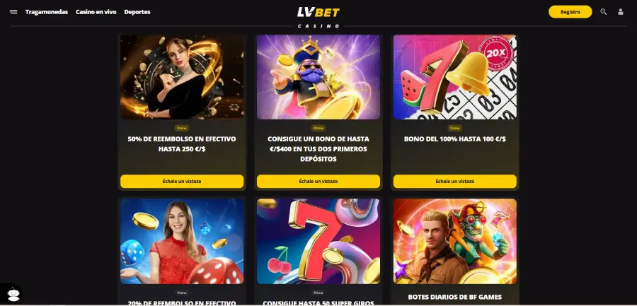 LVBet Casino actualiza sus promociones constantemente. 