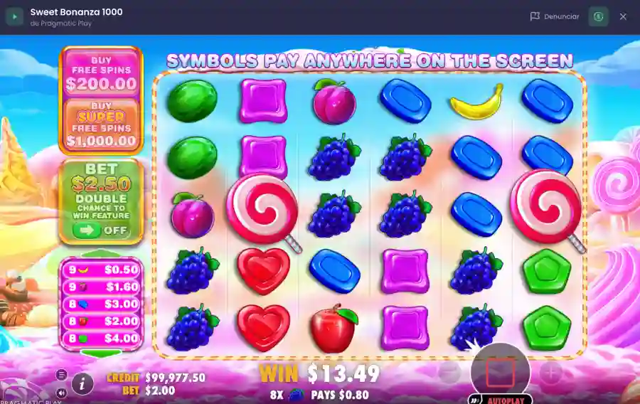 Sweet Bonanza, de Pragmatic Play es el título favorito de quienes se inician en las tragamonedas.