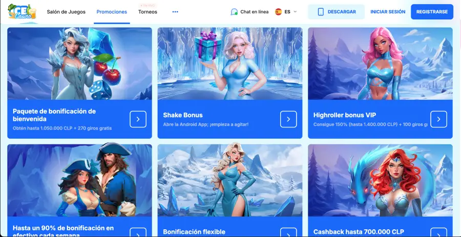 En Ice Casino encontrarás variedad de promociones.