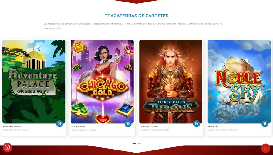 Sección de juegos de tragamonedas de Royal Vegas Casino destacando sus tragamonedas más populares