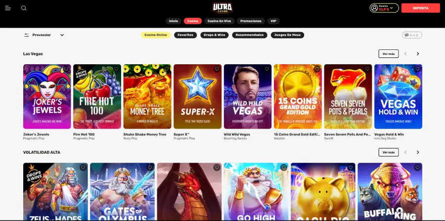 juegos ultra casino