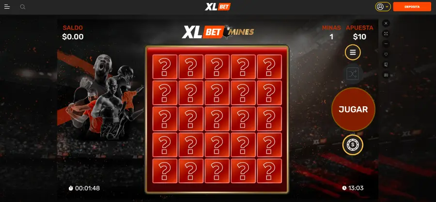 XLBet Mines es un juego exclusivo de la plataforma con una dinámica de estrategia.