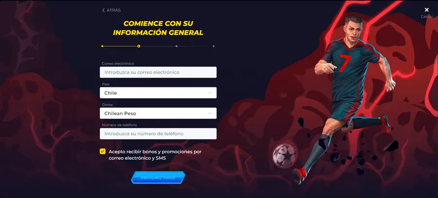 El proceso de registro en PowBet Casino es un proceso sencillo de solo 4 pasos