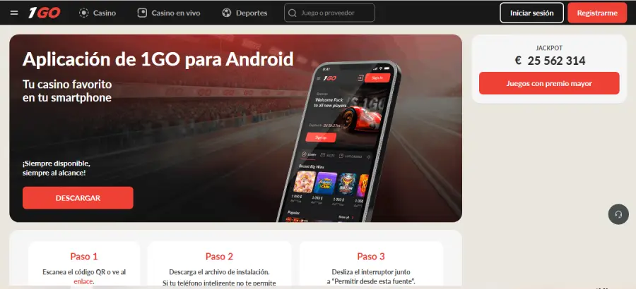 1Go tiene una PWA para Android y en iOS cuenta con app nativa.