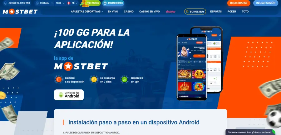 Descargar la app de Mostbet Casino es fácil y rápido.