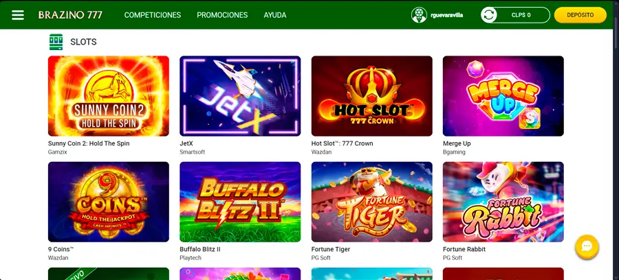 En Brazino777 encuentras miles de títulos provistos por 37 desarrolladores de juegos para casinos en línea