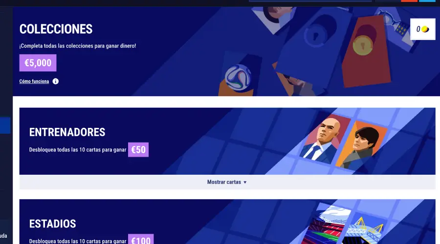 Puedes coleccionar figuritas relacionadas a fútbol en Tikitaka Casino.
