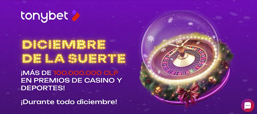 Diciembre de la Suerte en TonyBet. 