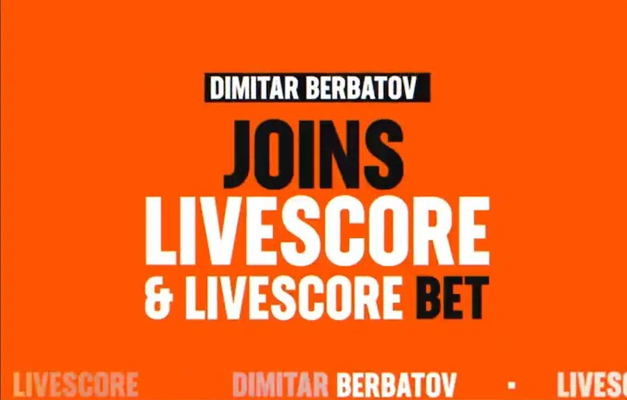 LiveScore nombra a Dimitar Berbatov como embajador de marca en Europa