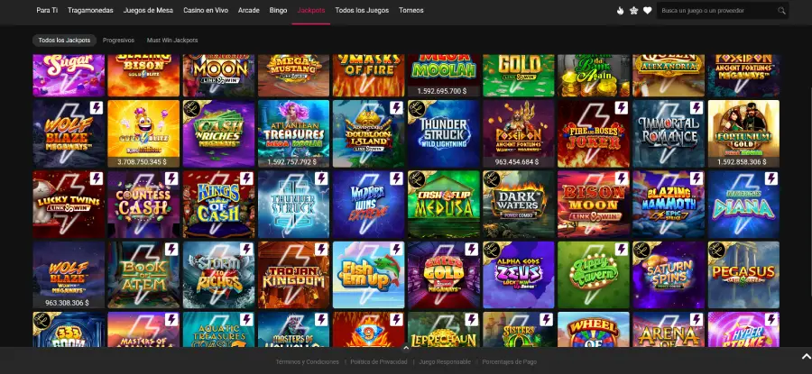 Spin Casino hace honor a su nombre, ofreciendo más de 1,000 tragamonedas de alto nivel.