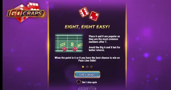 GO Craps: el nuevo juego de dados de Play'n GO.