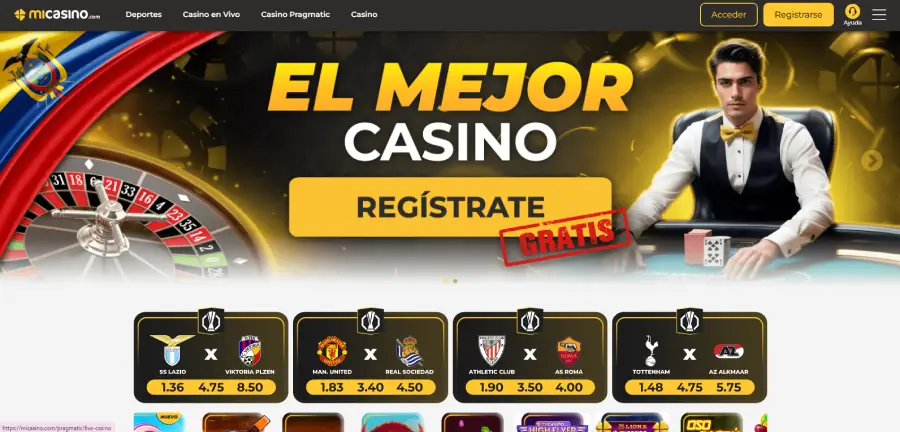 Micasino es una plataforma de juegos online que se adapta a los jugadores ecuatorianos
