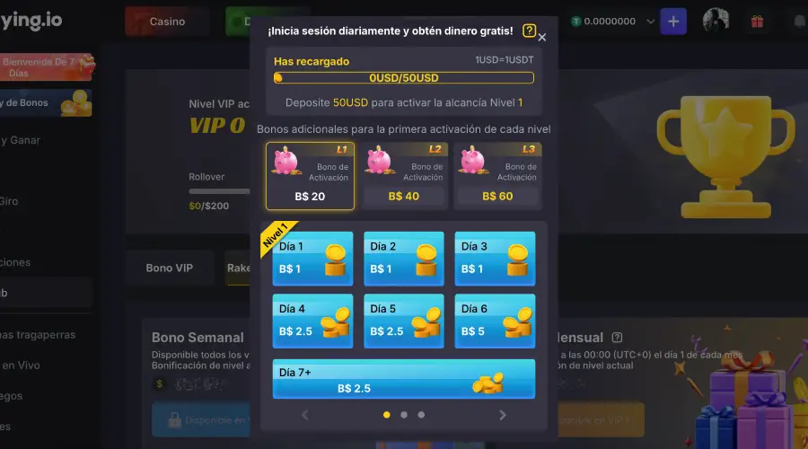 Hucha, una de las promociones actuales en Playing.io.