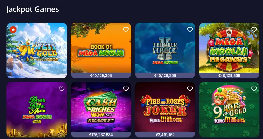 Los botes en Jonny Jackpot podrían ser mejores. 