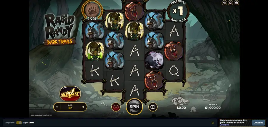 En Snatch Casino puedes probar los juegos sin haber depositado.