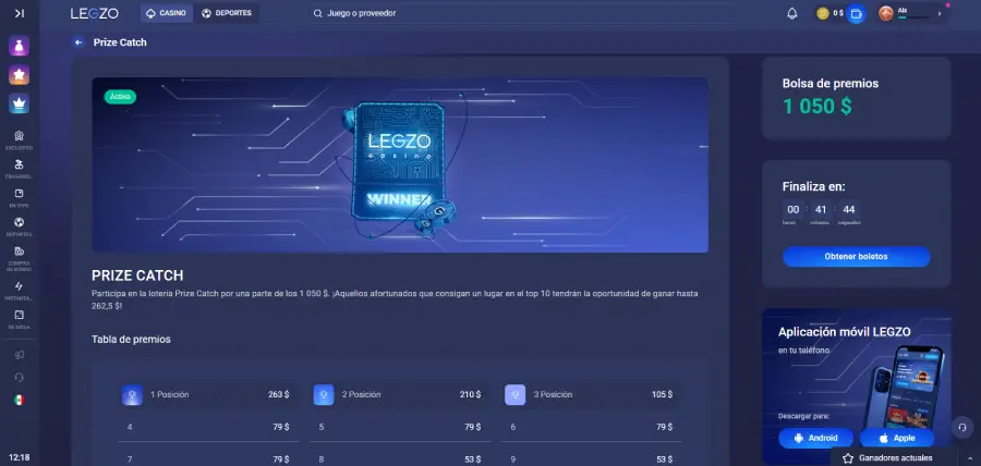 El Legzo Casino también puedes jugar a la lotería y aumentar tus chances de ganar.