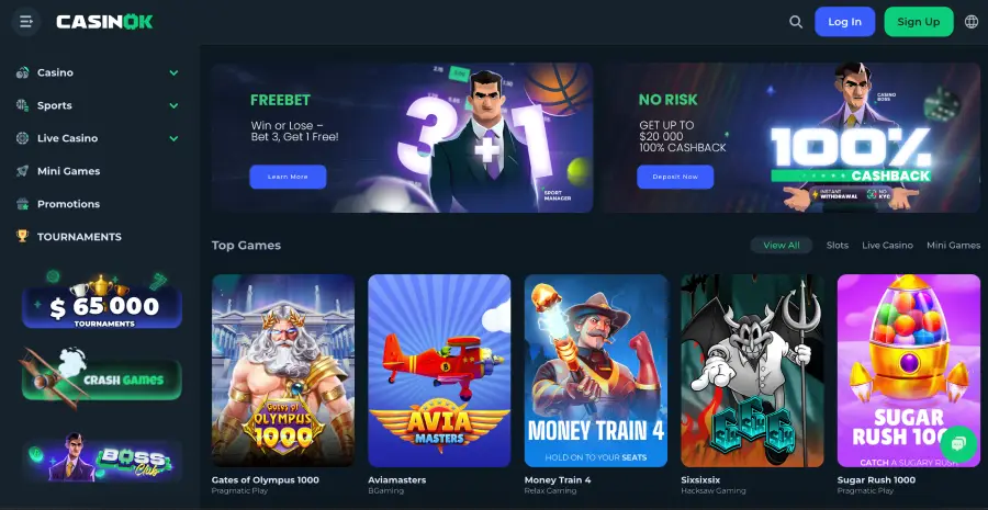 CasinOK tiene tres meses de operación en el mercado.