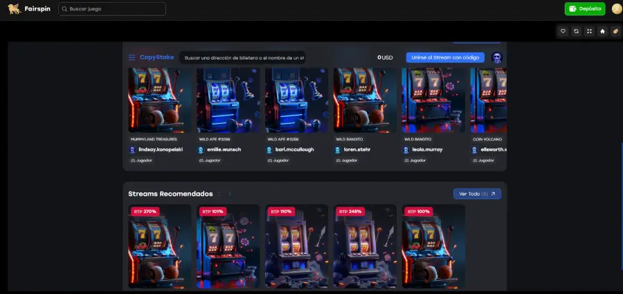 Aprende a apostar con jugadores profesionales en Copy Stake de Fairspin.