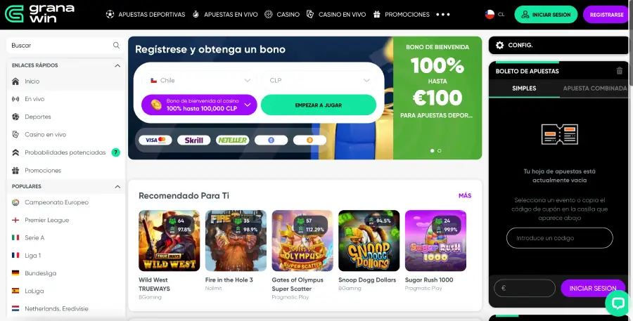 Granawin es un nuevo casino en línea 2025.