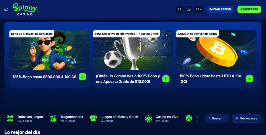 Spinny Casino es un nuevo sitio para jugar en 2025.